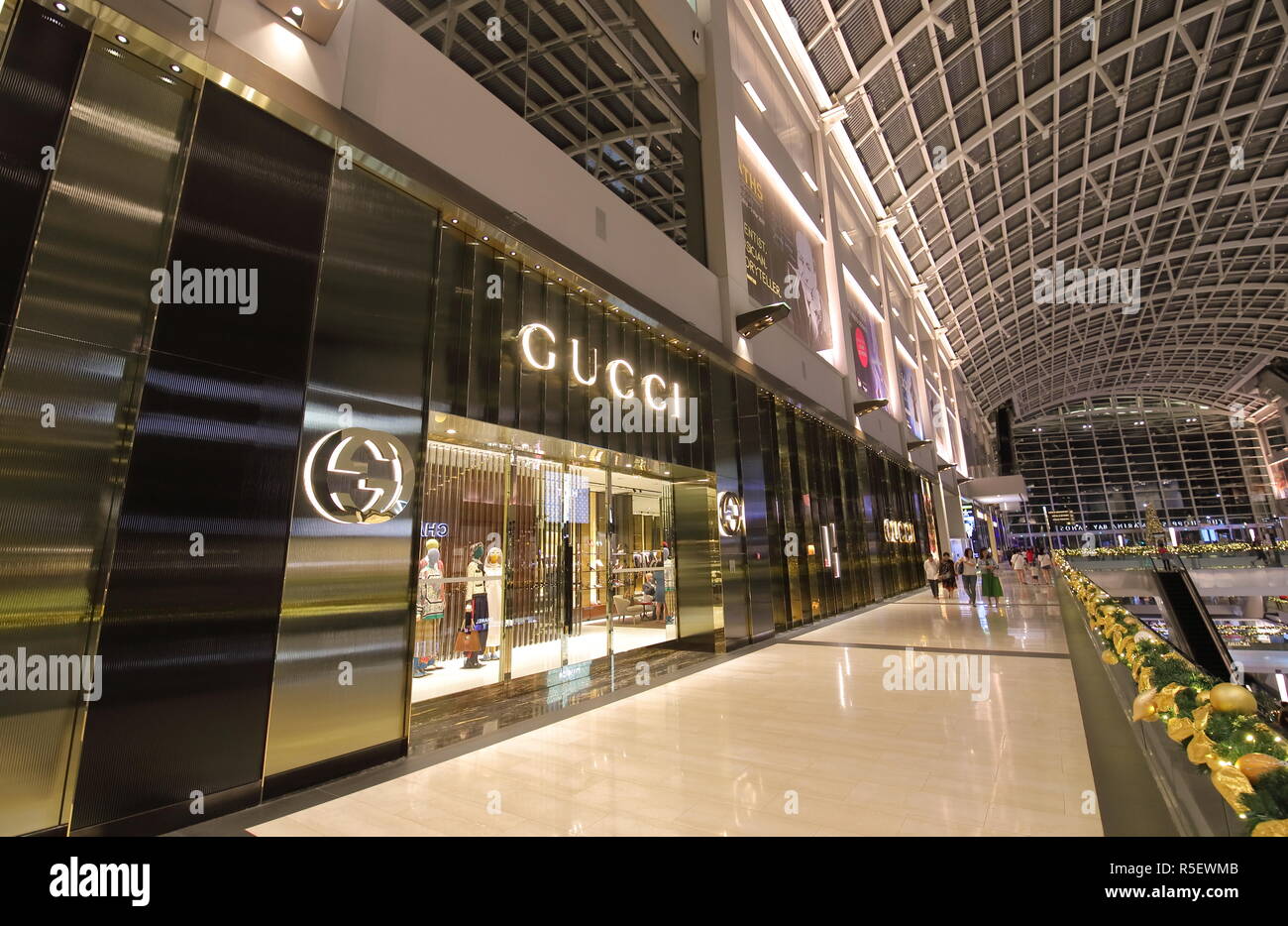 GUCCI store at Marina bay Sands Singapore Stock Photo - Alamy