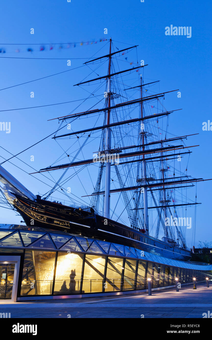 England, London, Greenwich, Cutty Sark Stock Photo