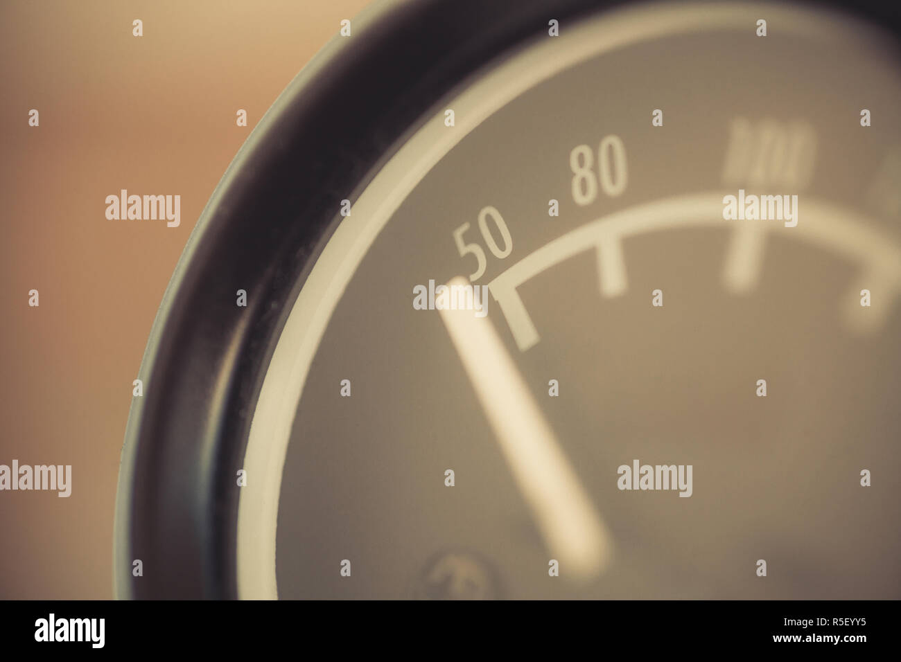 Car oil temperature gauge Stock Photo Alamy