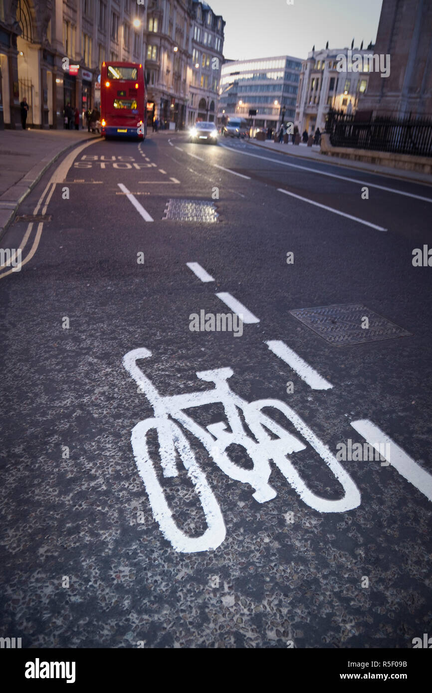 cycle-lane-london-england-stock-photo-alamy