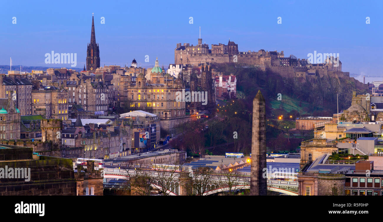 UK, Scotland, Edinburgh, Edinburgh Castle Stock Photo