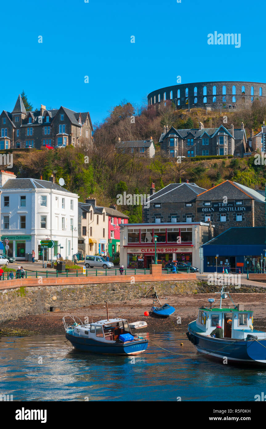 UK, Scotland, Argyll and Bute, Oban, Harbour Stock Photo