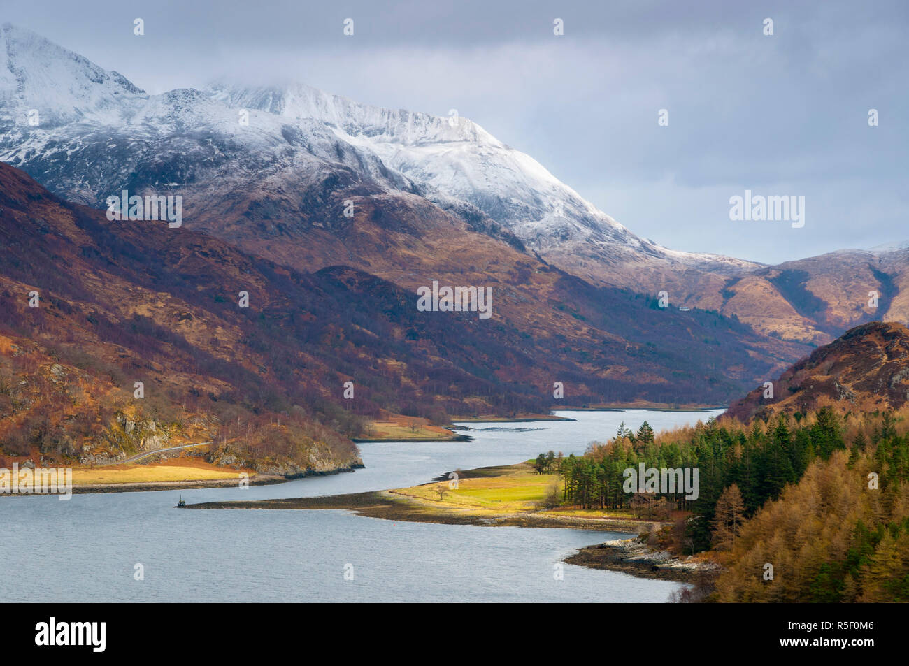 UK, Scotland, Highland, Loch Leven Stock Photo