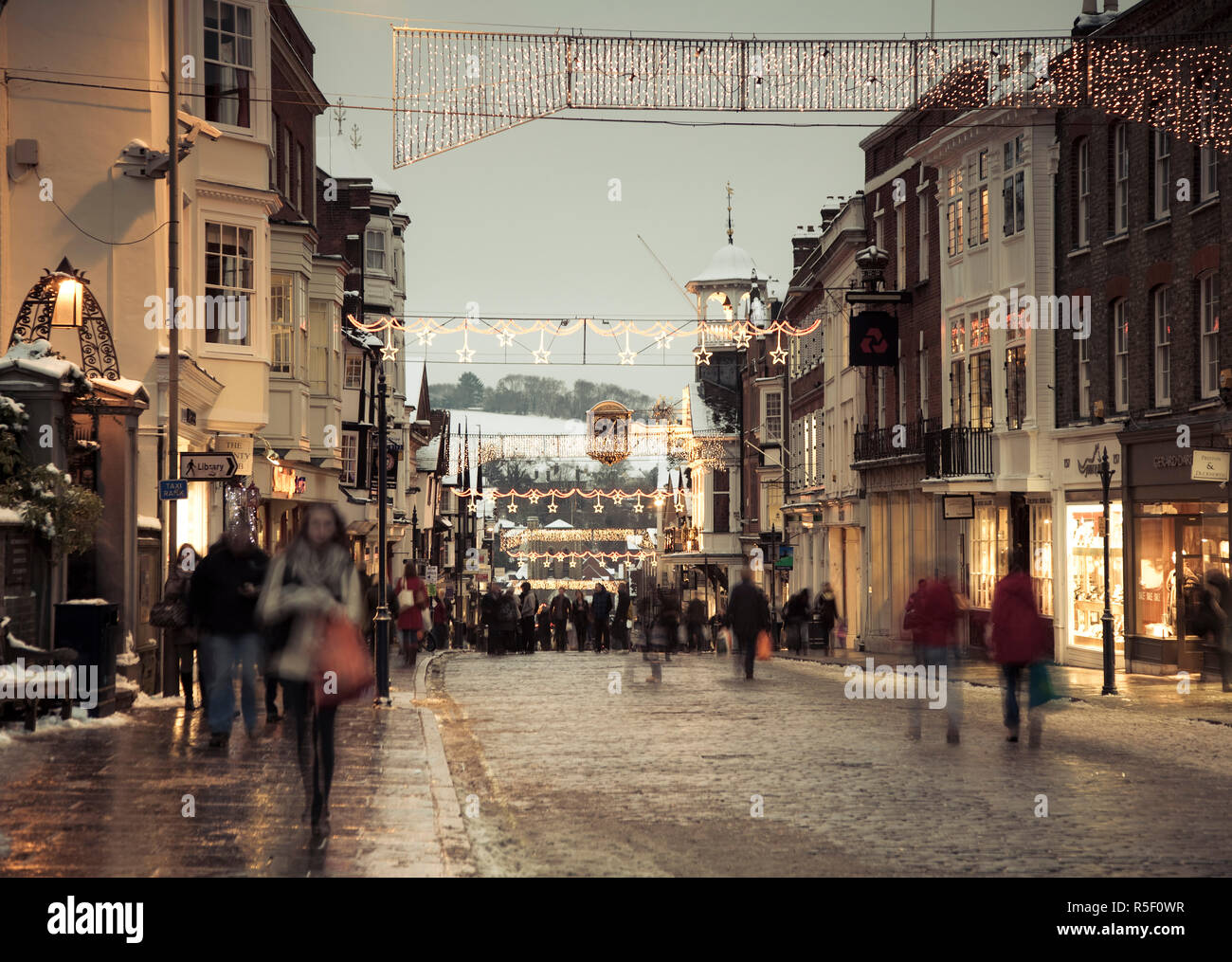 High Street, Guildford, Surrey, England Stock Photo Alamy