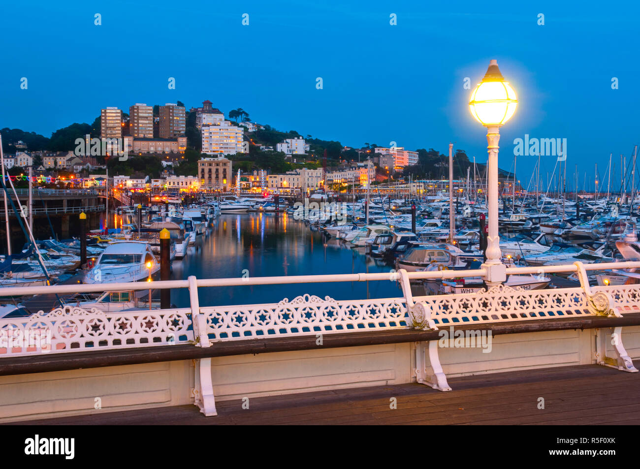 UK, England, Devon, Torbay, Torquay, Torquay Princess Pier Stock Photo