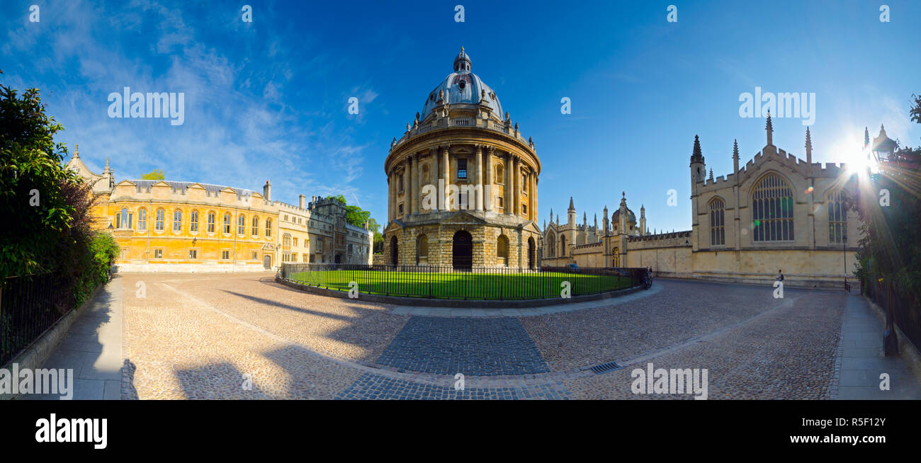 UK, England, Oxford, University of Oxford, Radcliffe Camera Stock Photo
