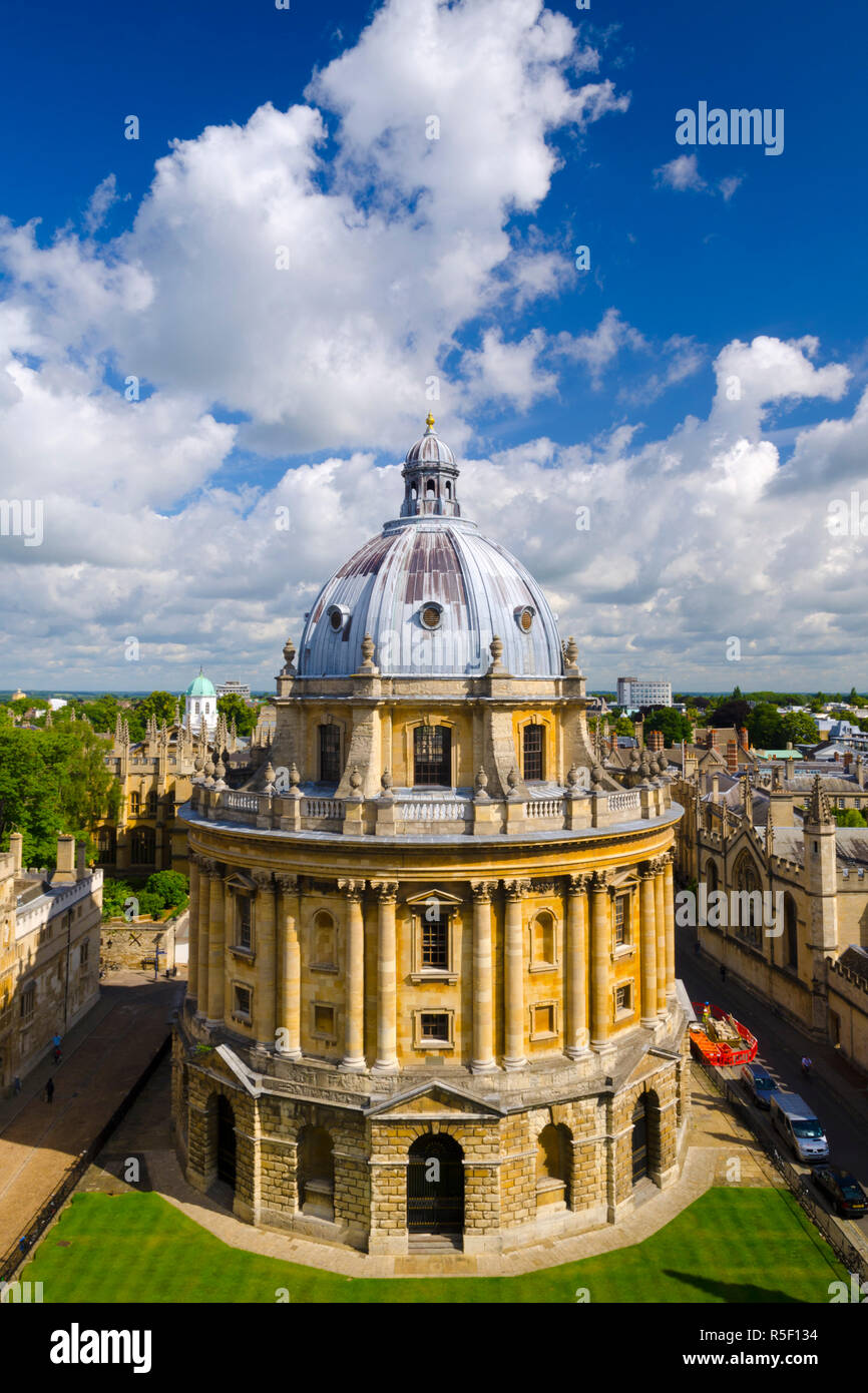 UK, England, Oxford, University of Oxford, Radcliffe Camera Stock Photo