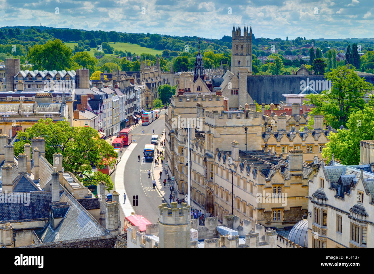 UK, England, Oxford, University of Oxford Stock Photo
