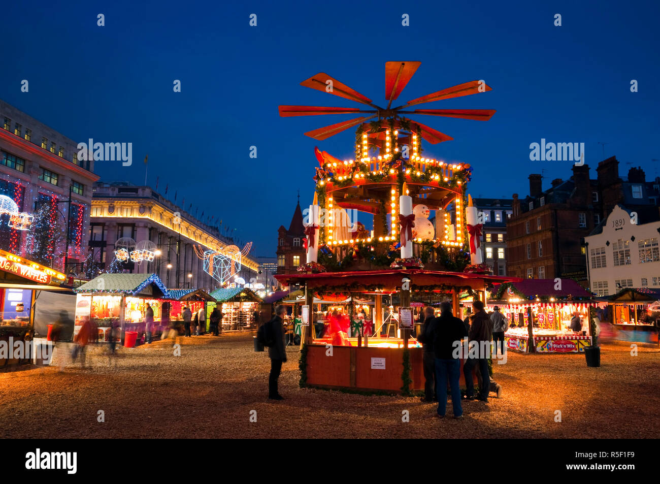 UK, England, London, Oxford Street, Christmas Market Stock Photo Alamy
