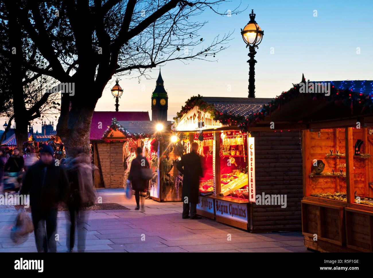 UK, England, London, The Southbank, Christmas Market Stock Photo Alamy