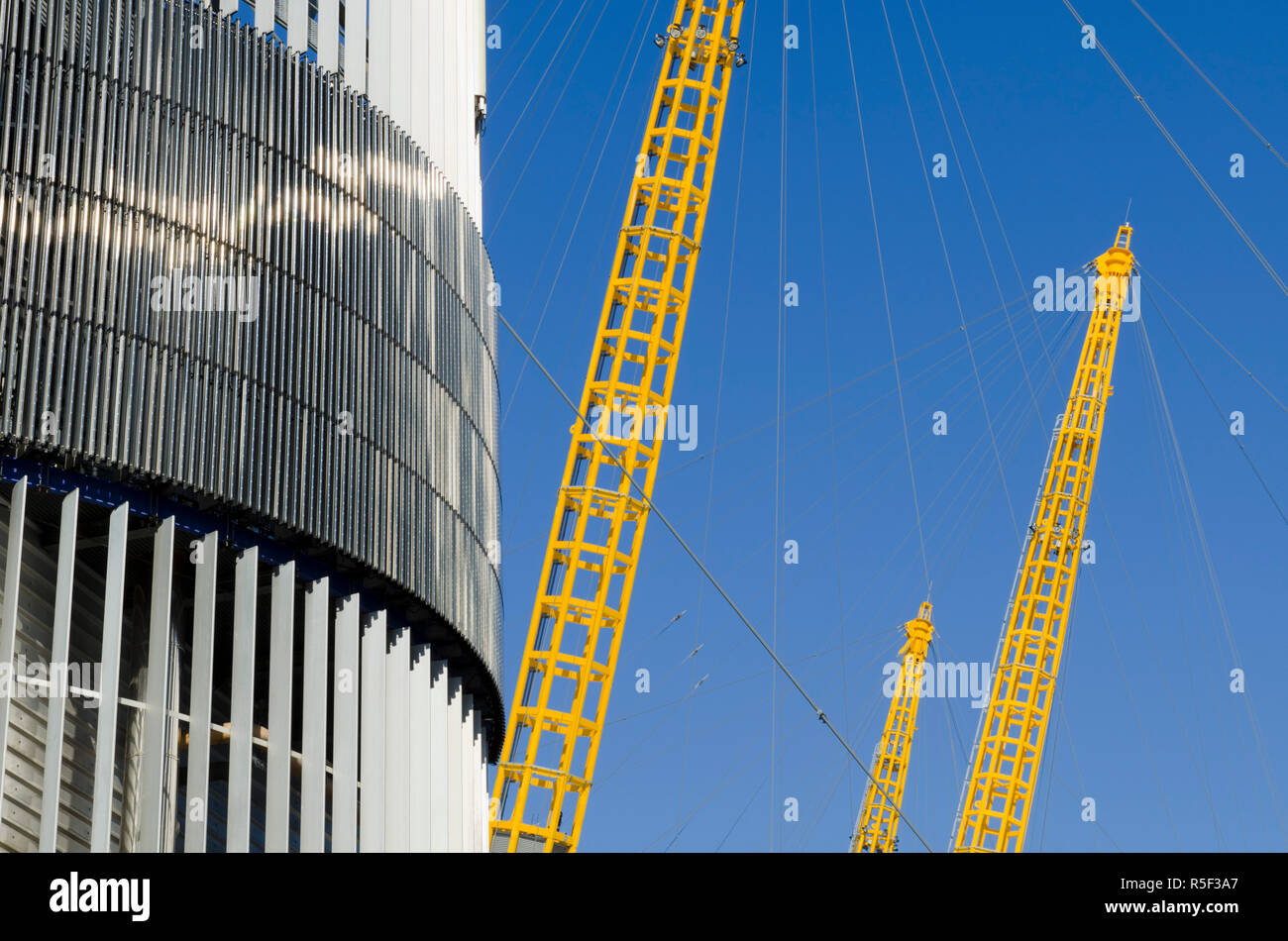 UK, England, London, O2 Arena, formerly Millennium Dome or The Dome Stock Photo