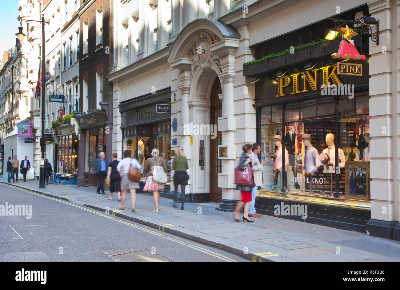 Jermyn Street, London, England, UK Stock Photo
