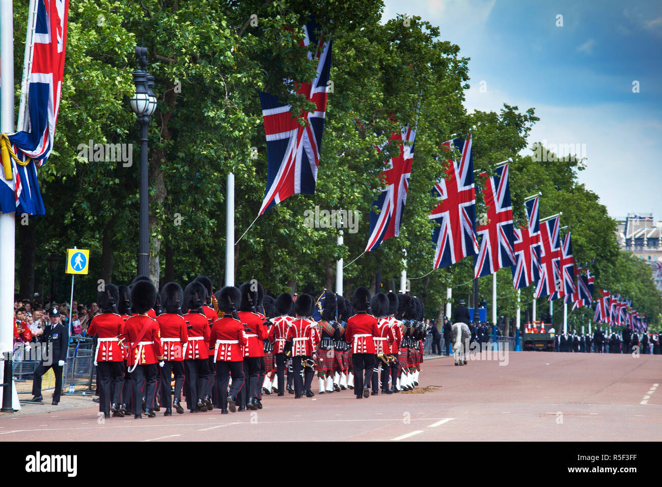United Kingdom, England, London, The Mall, Trooping of the Colour Stock Photo
