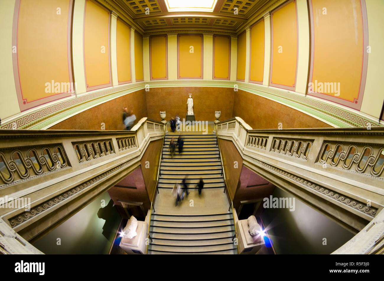 UK, England, London, British Museum, South Stairs Stock Photo
