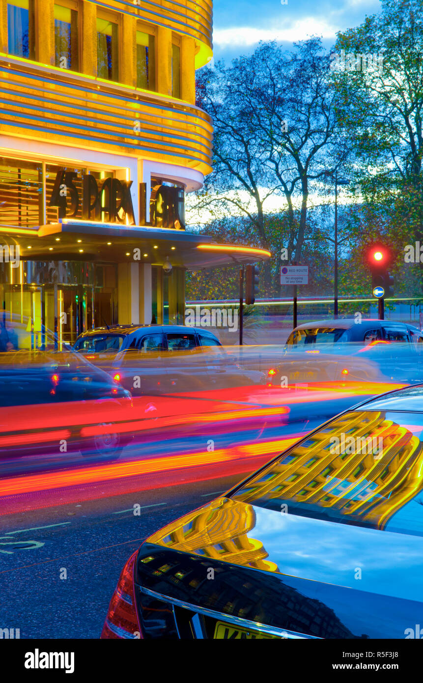 UK, England, London, 45 Park Lane Hotel Stock Photo