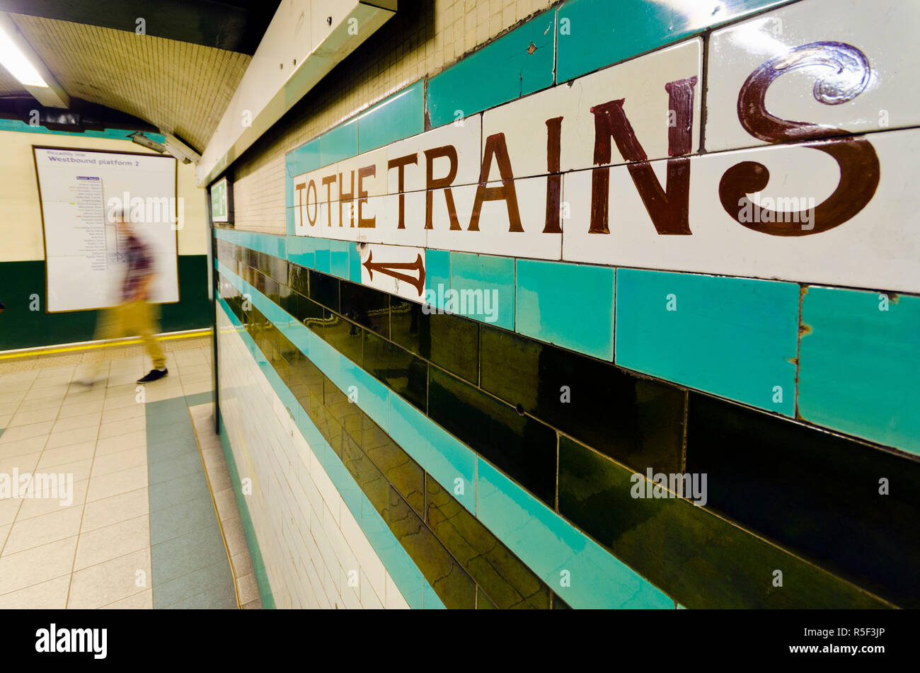 Uk, England, London, Russell Square Underground Station Stock Photo - Alamy