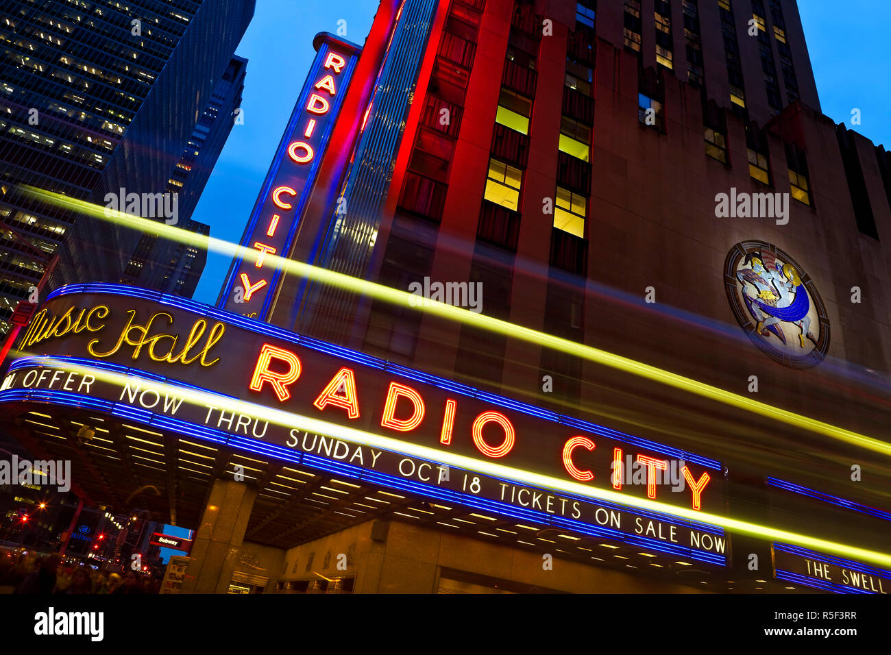 USA, New York City, Manhattan, Radio City Music Hall Stock Photo