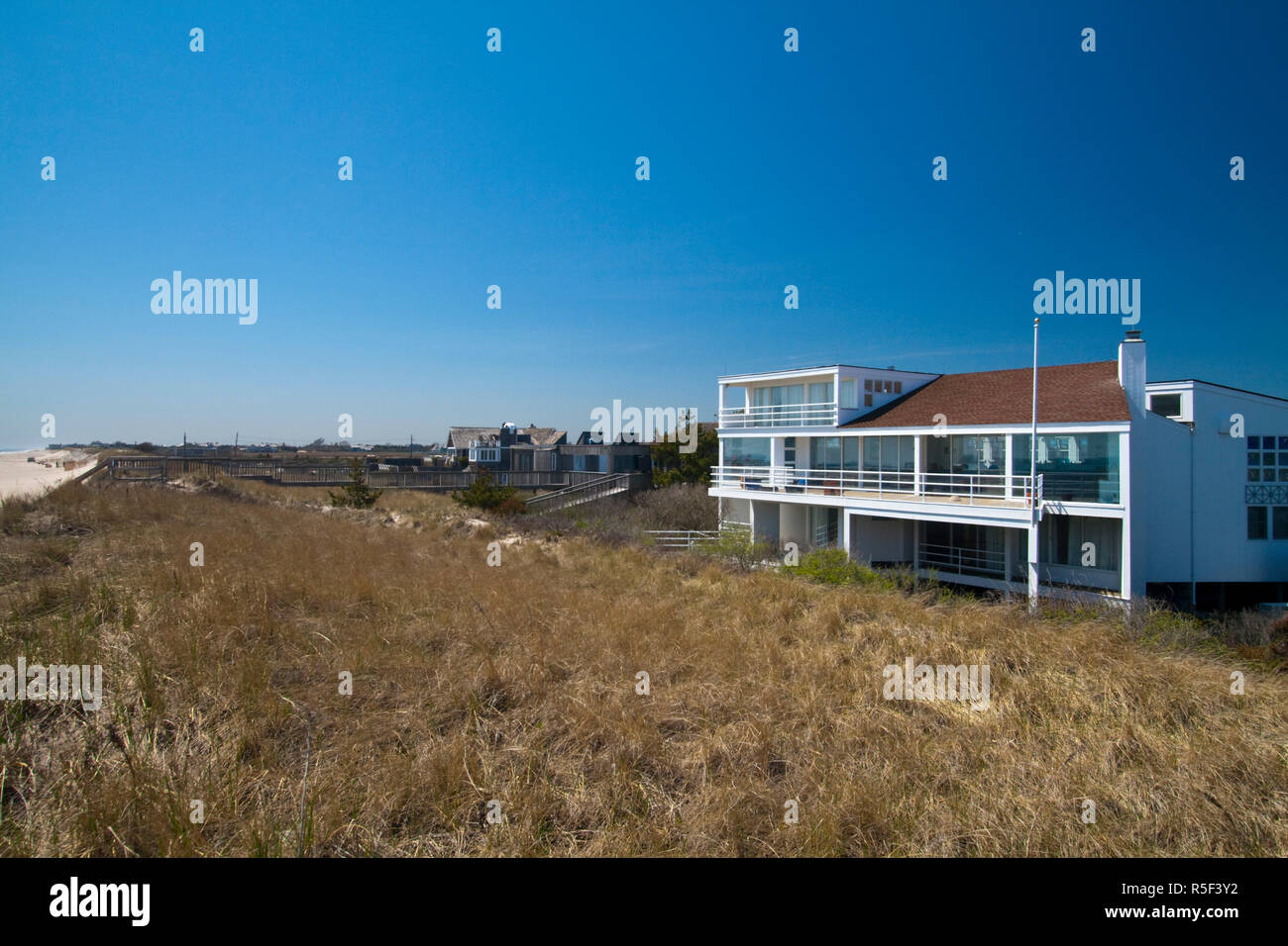 USA, New York, Long Island, The Hamptons, Sagaponack, beach houses