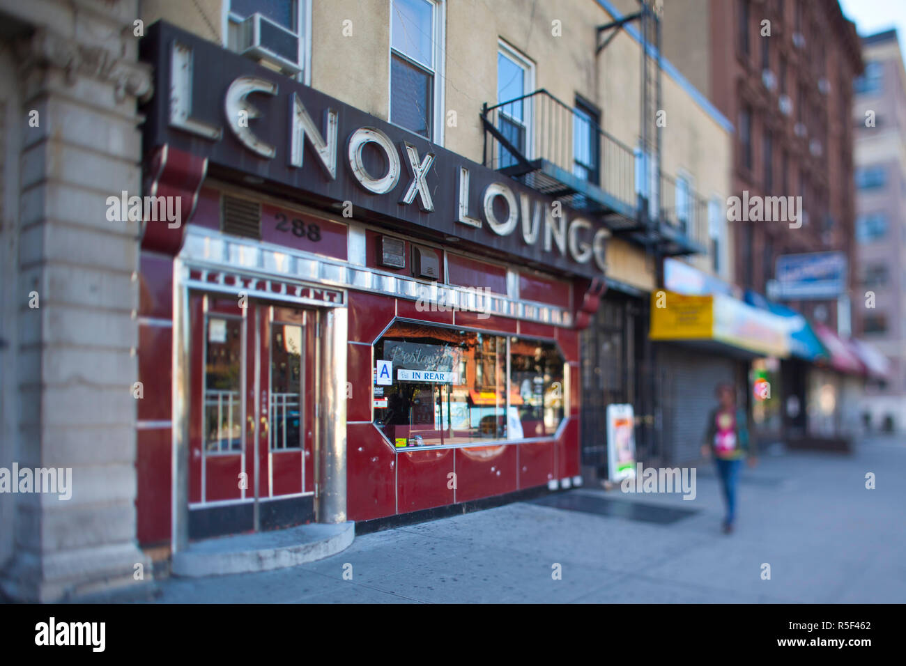 Lenox Lounge, Harlem, Manhattan, New York City, USA Stock Photo Alamy