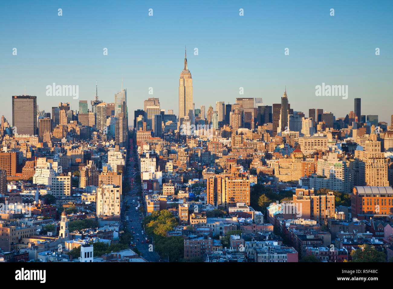 Empire State Building & Midtown skyline, Manhattan, New York City, USA Stock Photo