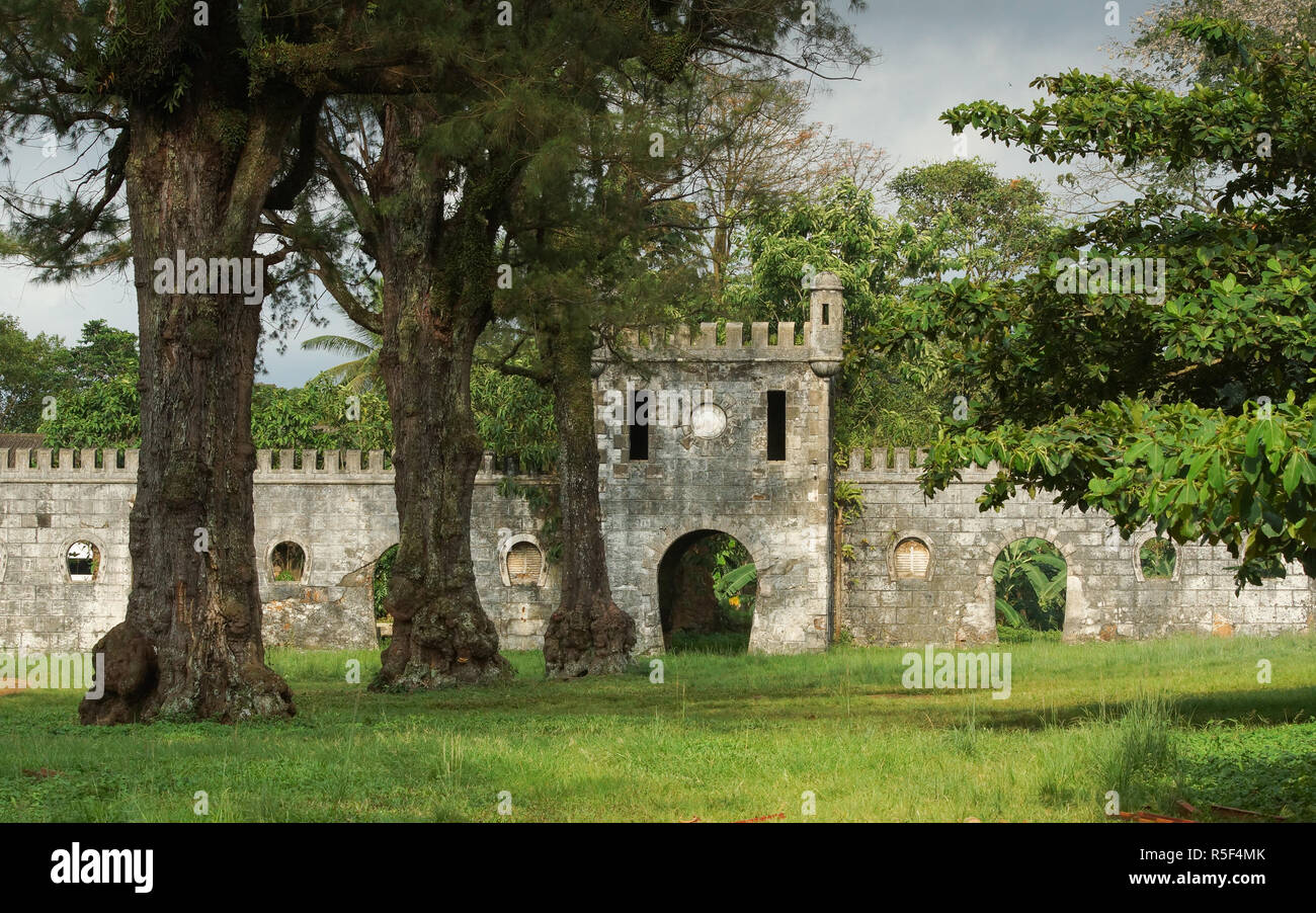 old colonial plantation,principe island,sao tome and principe,africa Stock Photo