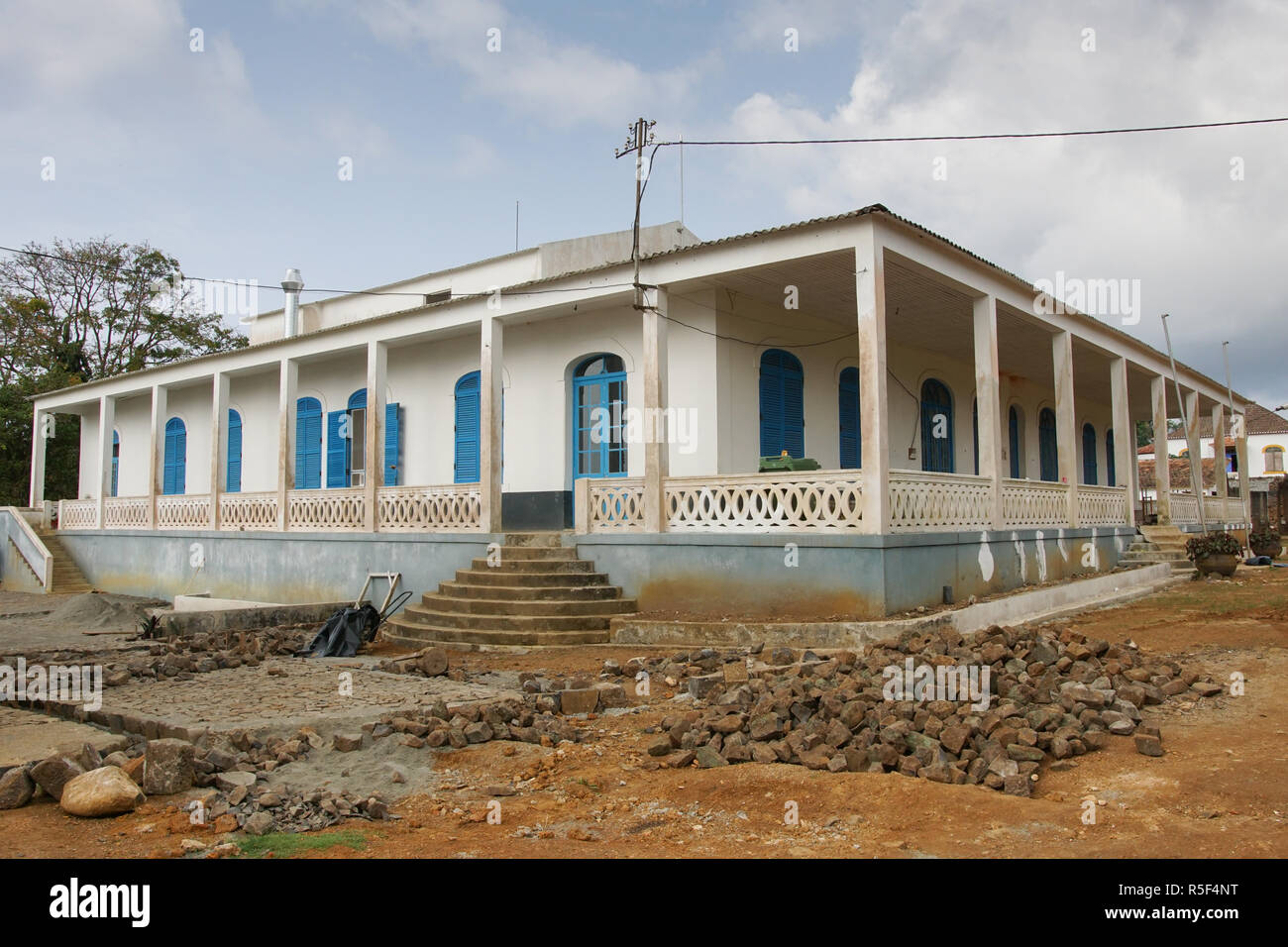 old colonial plantation,principe island,sao tome and principe,africa Stock Photo