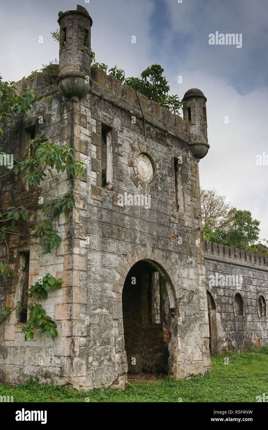 old colonial plantation,principe island,sao tome and principe,africa Stock Photo