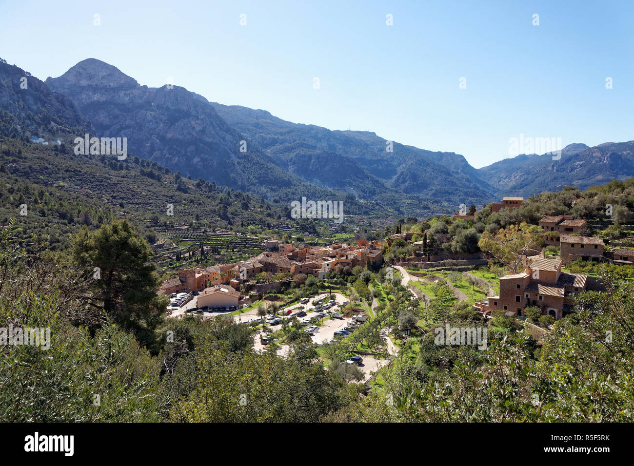 fornalutx,most beautiful village of spain Stock Photo