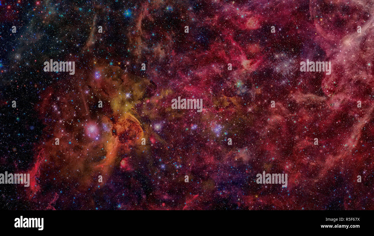 Nebulae and galaxies. Elements of this Image Furnished by NASA Stock ...