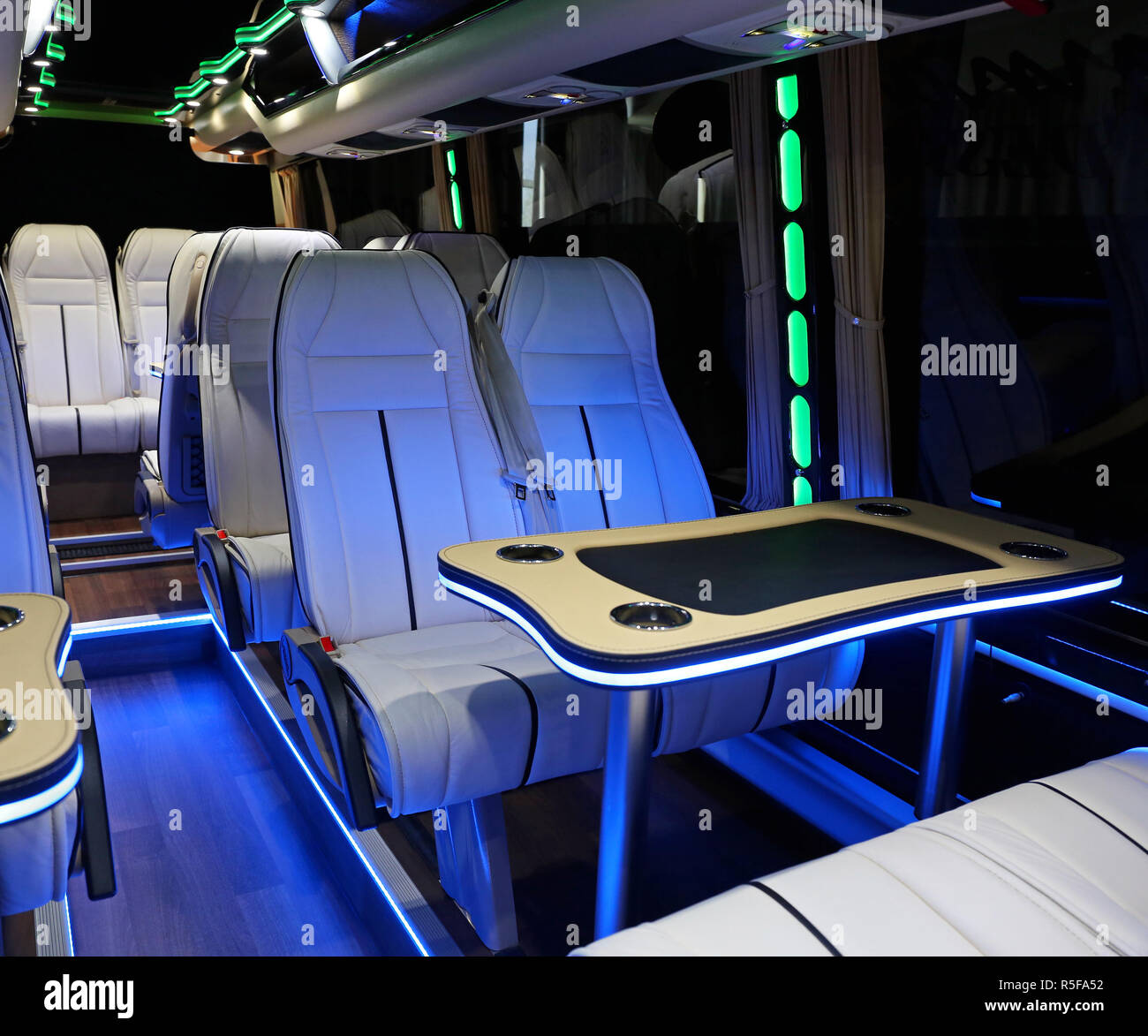 Mini Bus Table Stock Photo - Alamy
