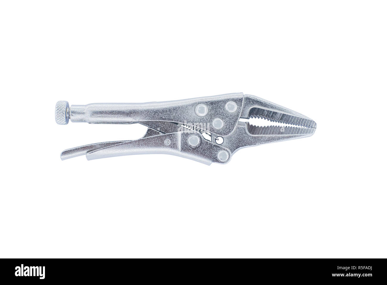 isolated locking pliers Stock Photo Alamy