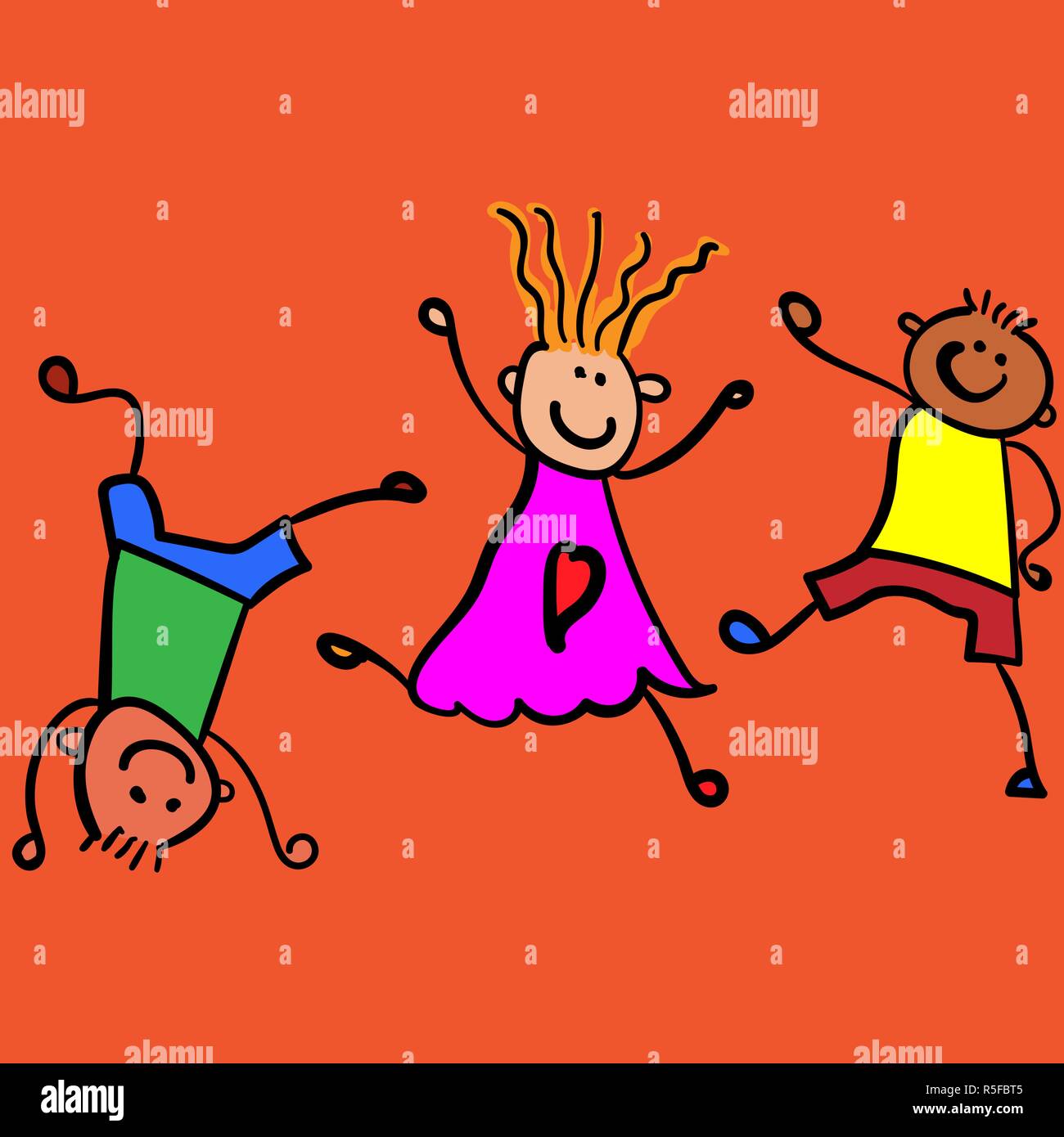 Color Fun Run Stock Vector Images Page 3 Alamy