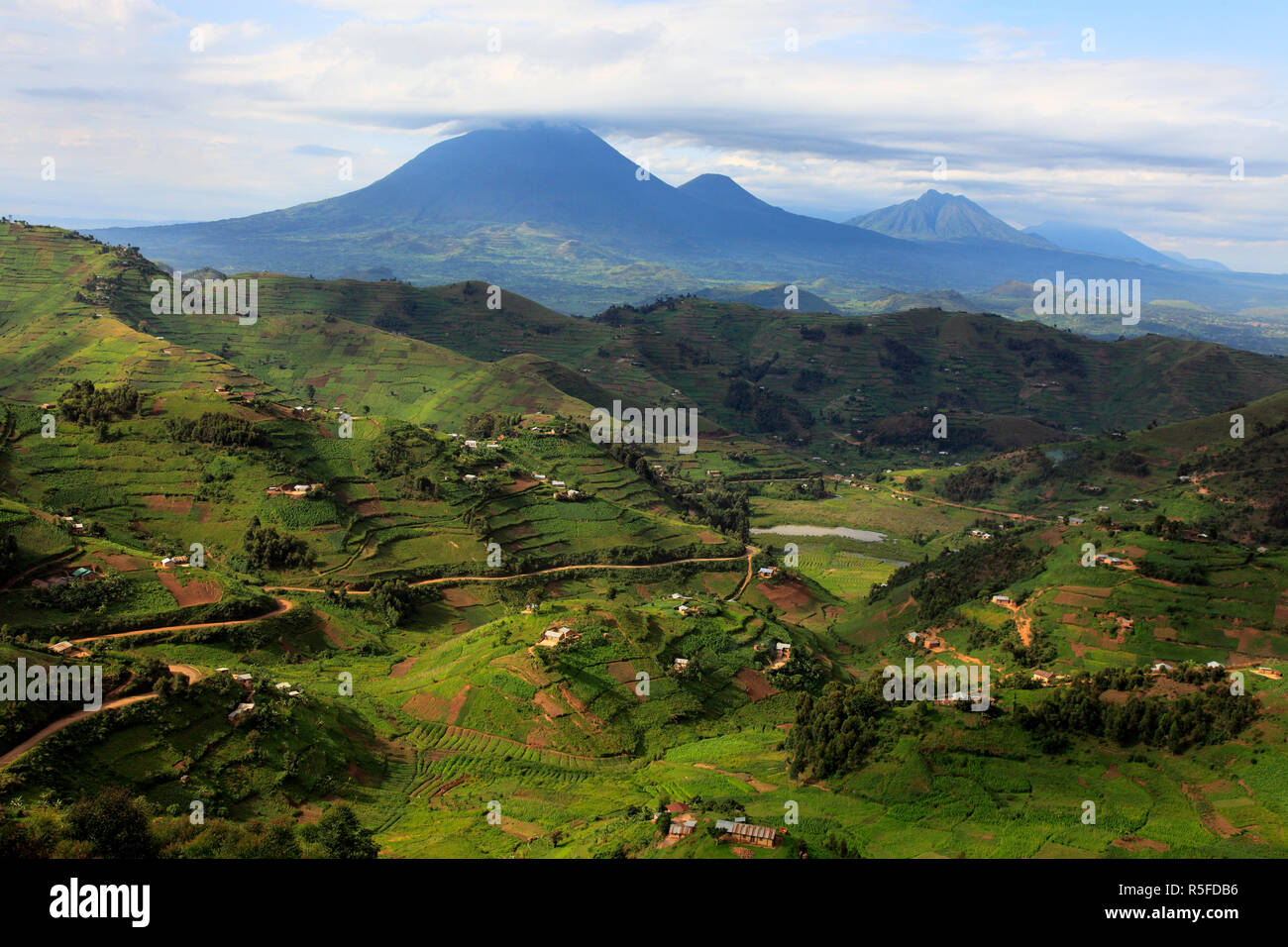 Landscape, near Kisoro, Uganda Stock Photo Alamy