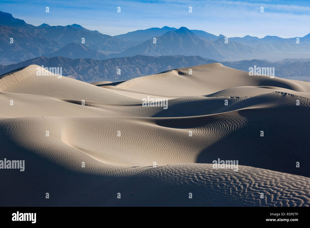 USA California Death Valley National Park Mesquite Flat Sand Dunes 