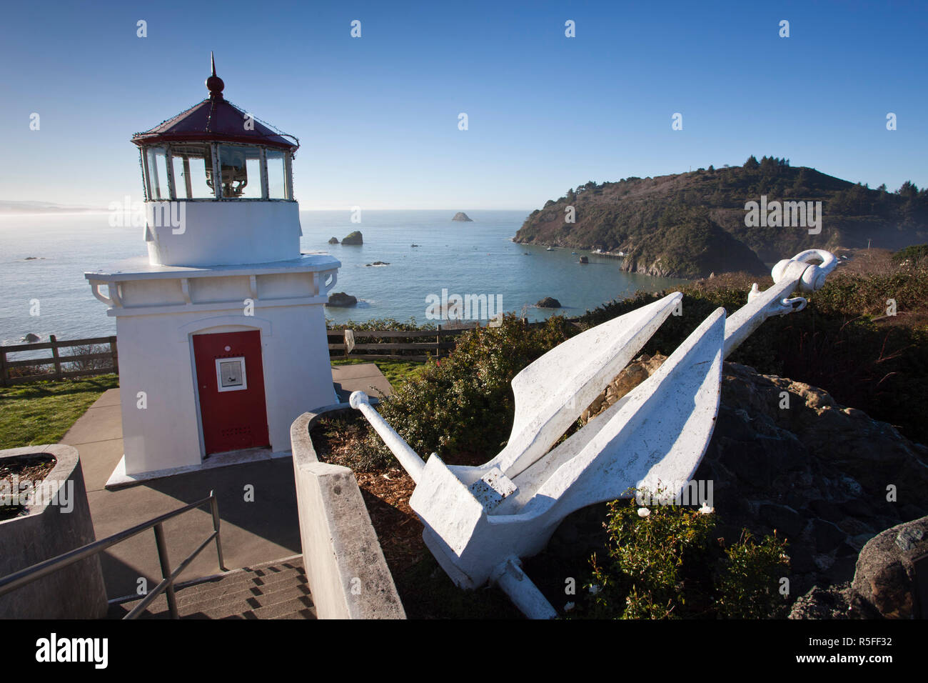 USA, California, Northern California, North Coast, Trinidad, Trinidad Lighthouse Stock Photo