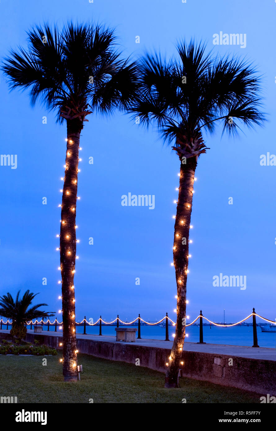 USA, Florida, Saint Augustine, 'Nights of Lights' Christmas Celebration