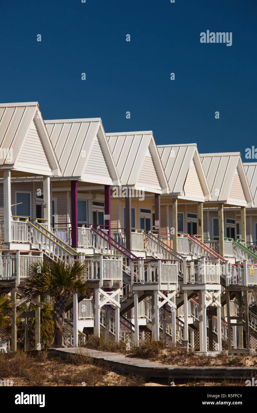 USA, Florida, Florida Panhandle, St. Island, beachfront houses