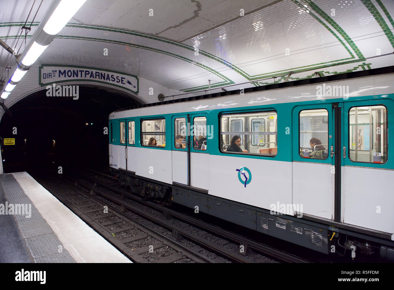 Sevres Babylone Metro station in Paris, France Stock Photo Alamy
