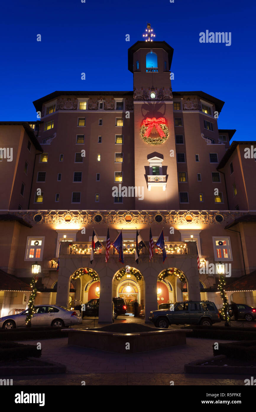 USA, Colorado, Colorado Springs, Broadmoor Hotel Stock Photo