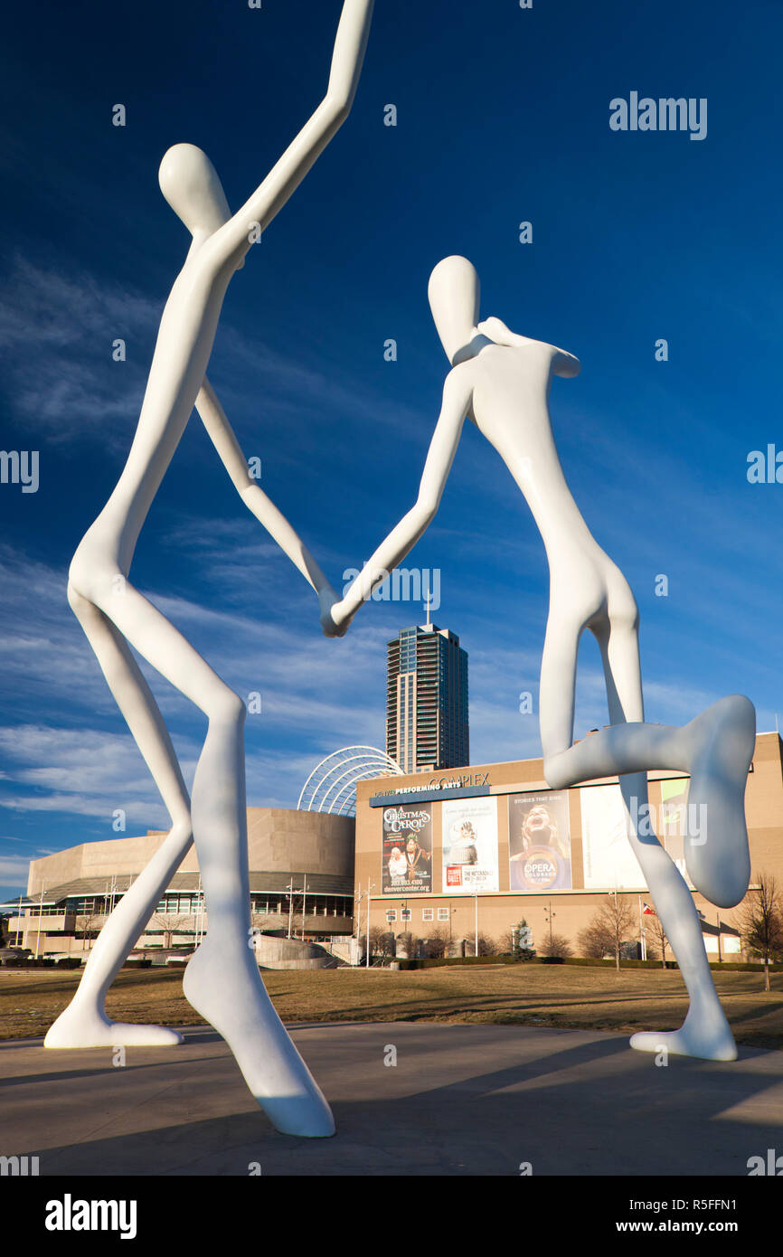 USA, Colorado, Denver, Denver Center for Performing Arts, Dancers