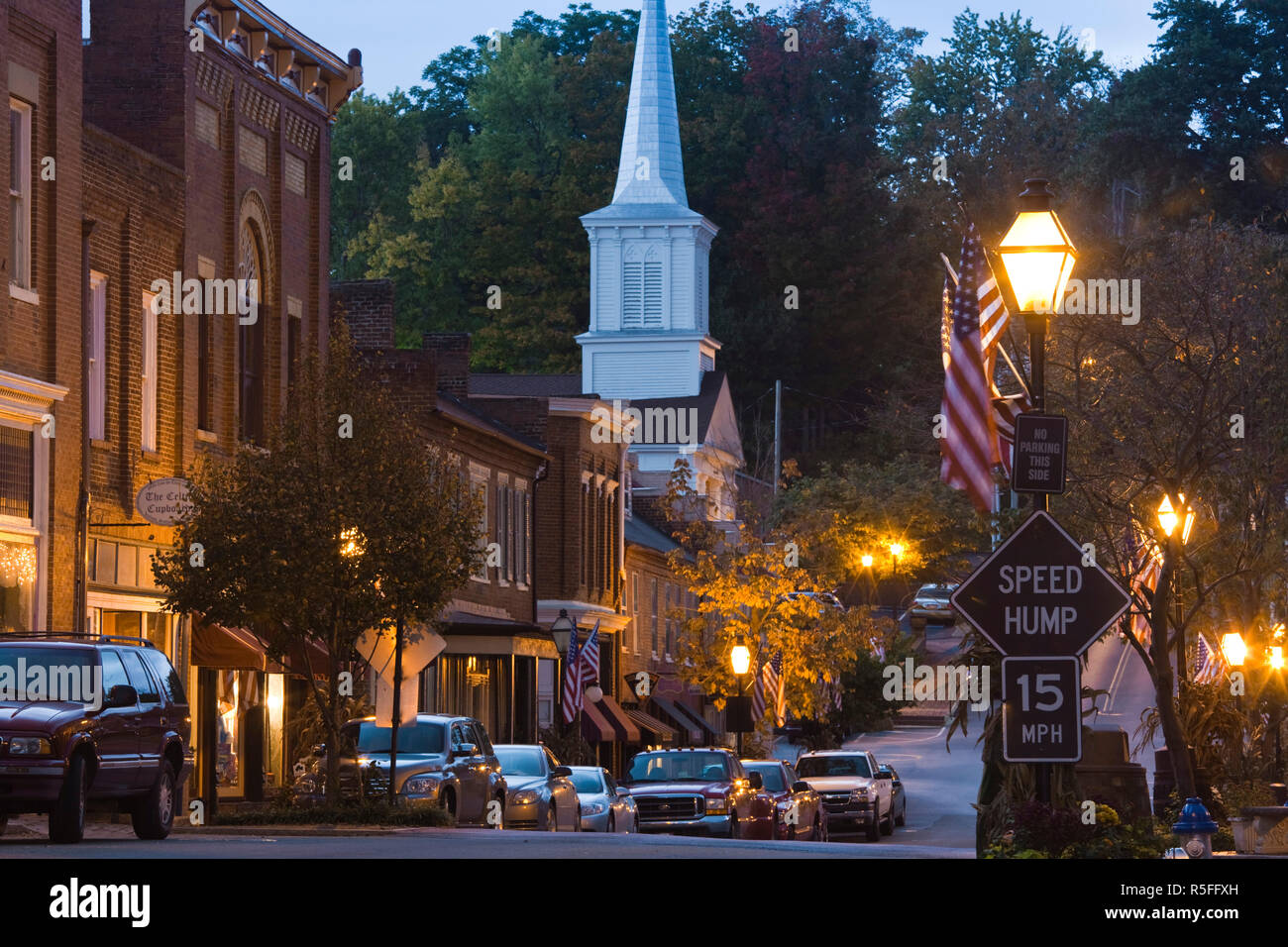 USA, Tennessee, Jonesborough, Oldest town in Tennessee, Main Street