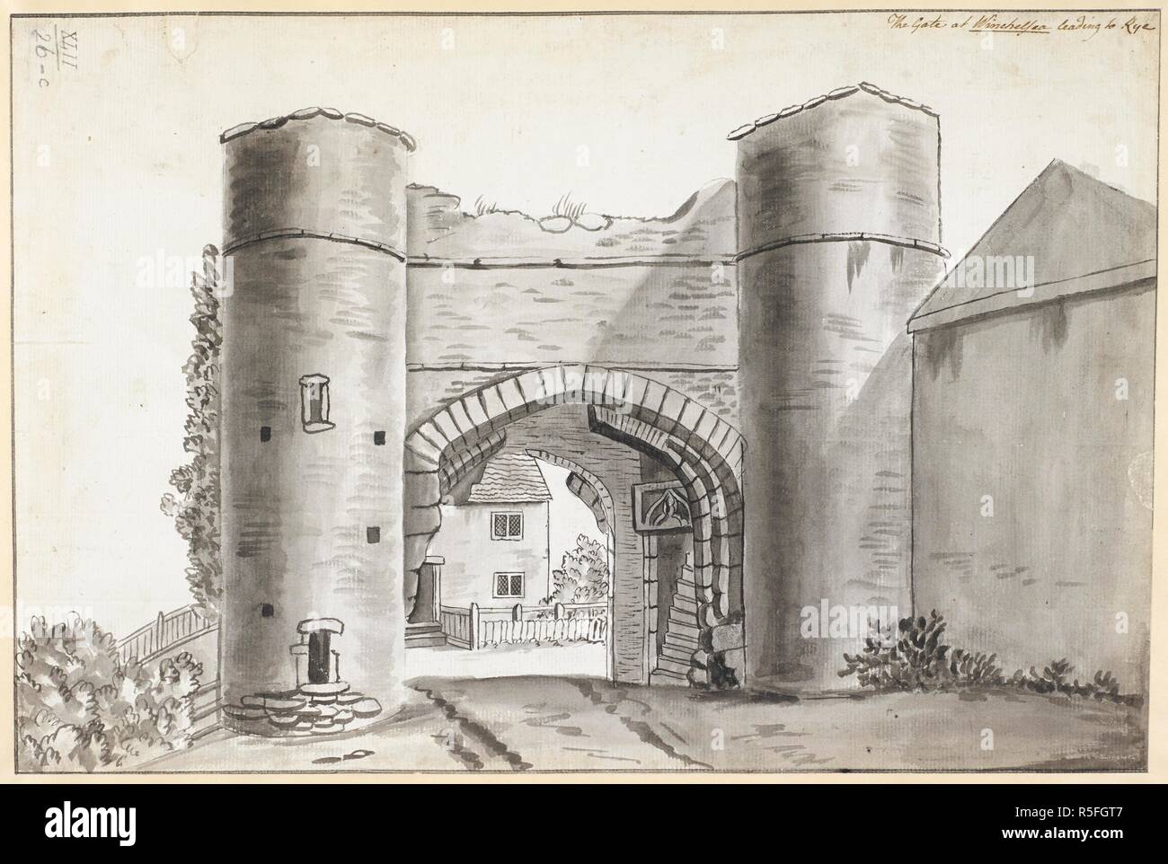Gateway 18th century tower in hi-res stock photography and images - Alamy