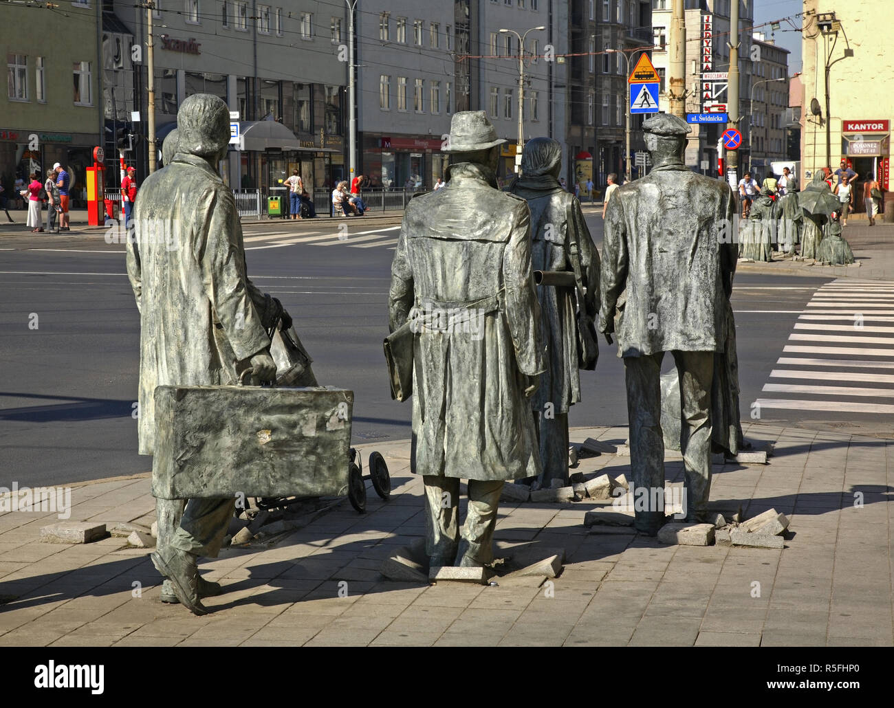 Sculpture of anonymous pedestrian hi-res stock photography and images ...