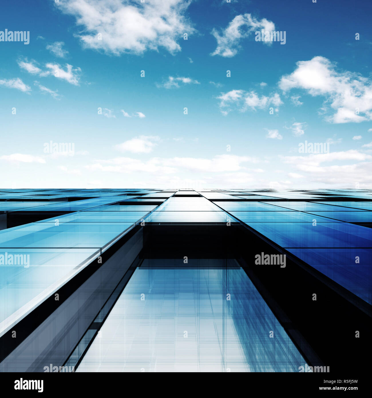 Abstract architecture 3d Stock Photo
