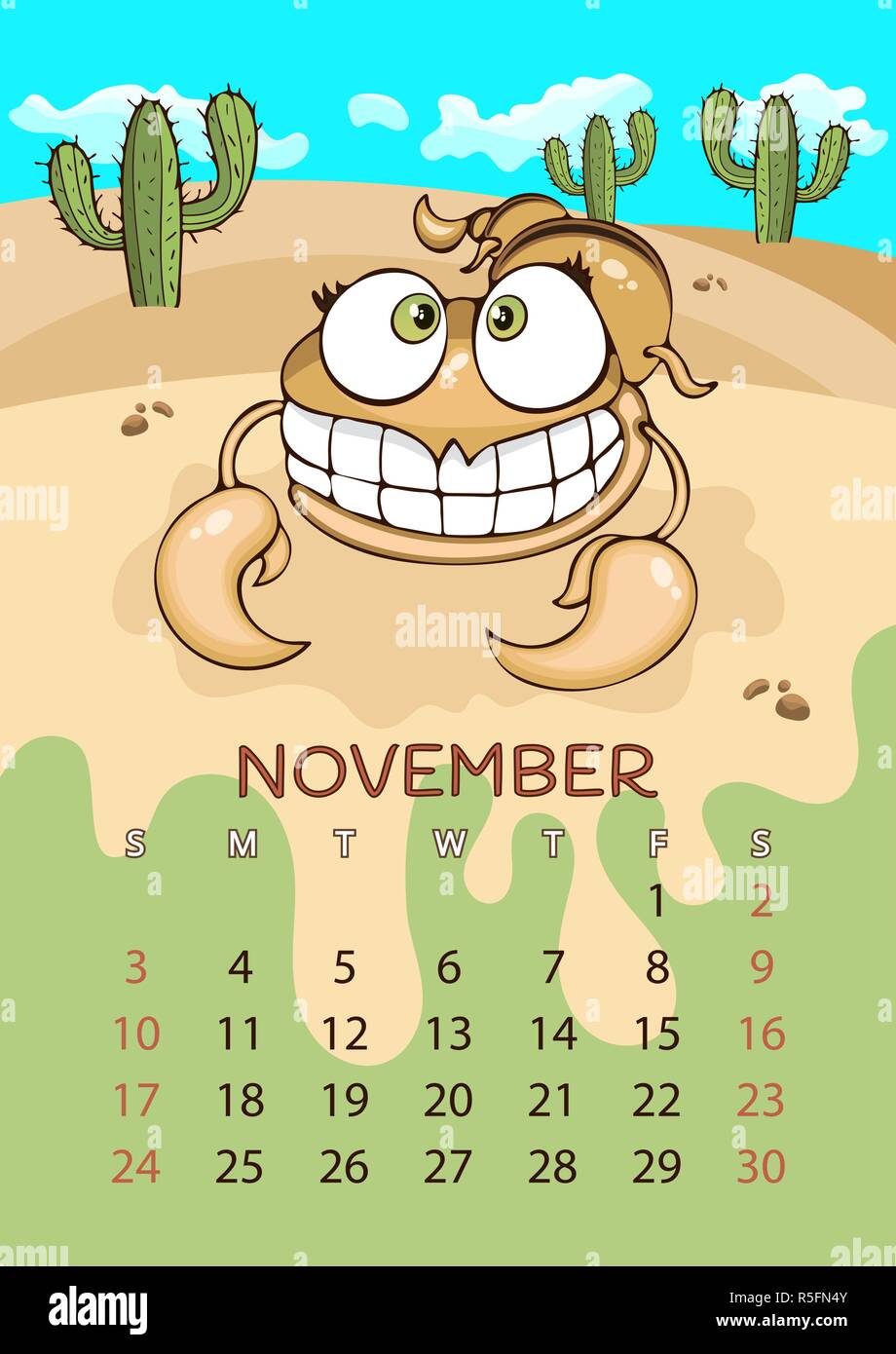 Calendar Cartoon Funny
