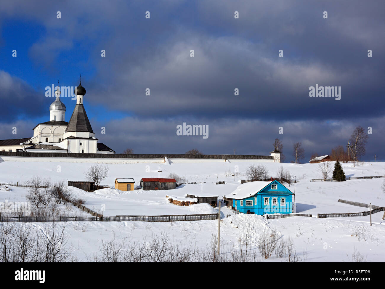 Ferapontov Monastery, Ferapontovo, Vologda region, Russia Stock Photo