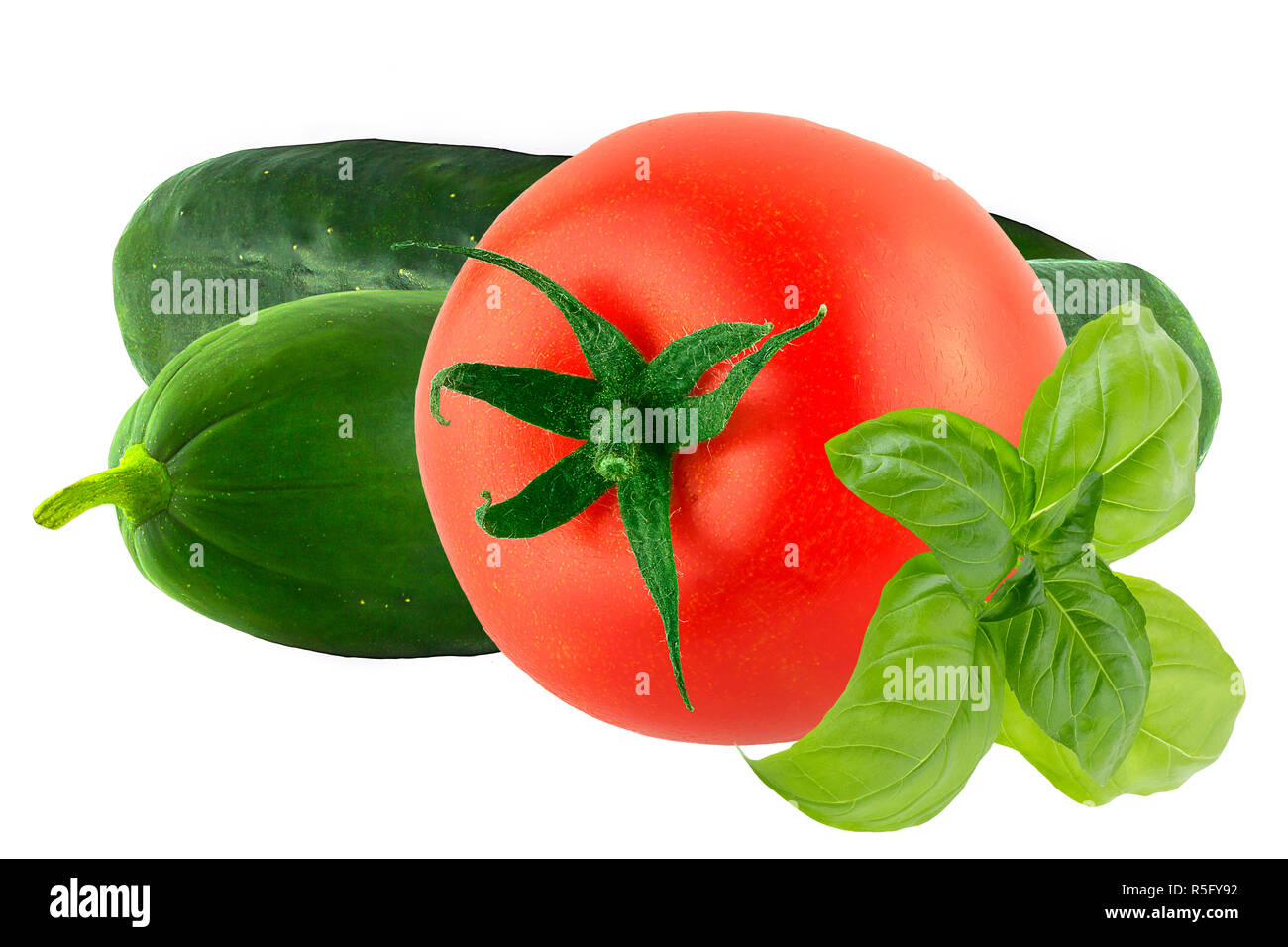 Fresh vegetables isolated on white background Stock Photo - Alamy