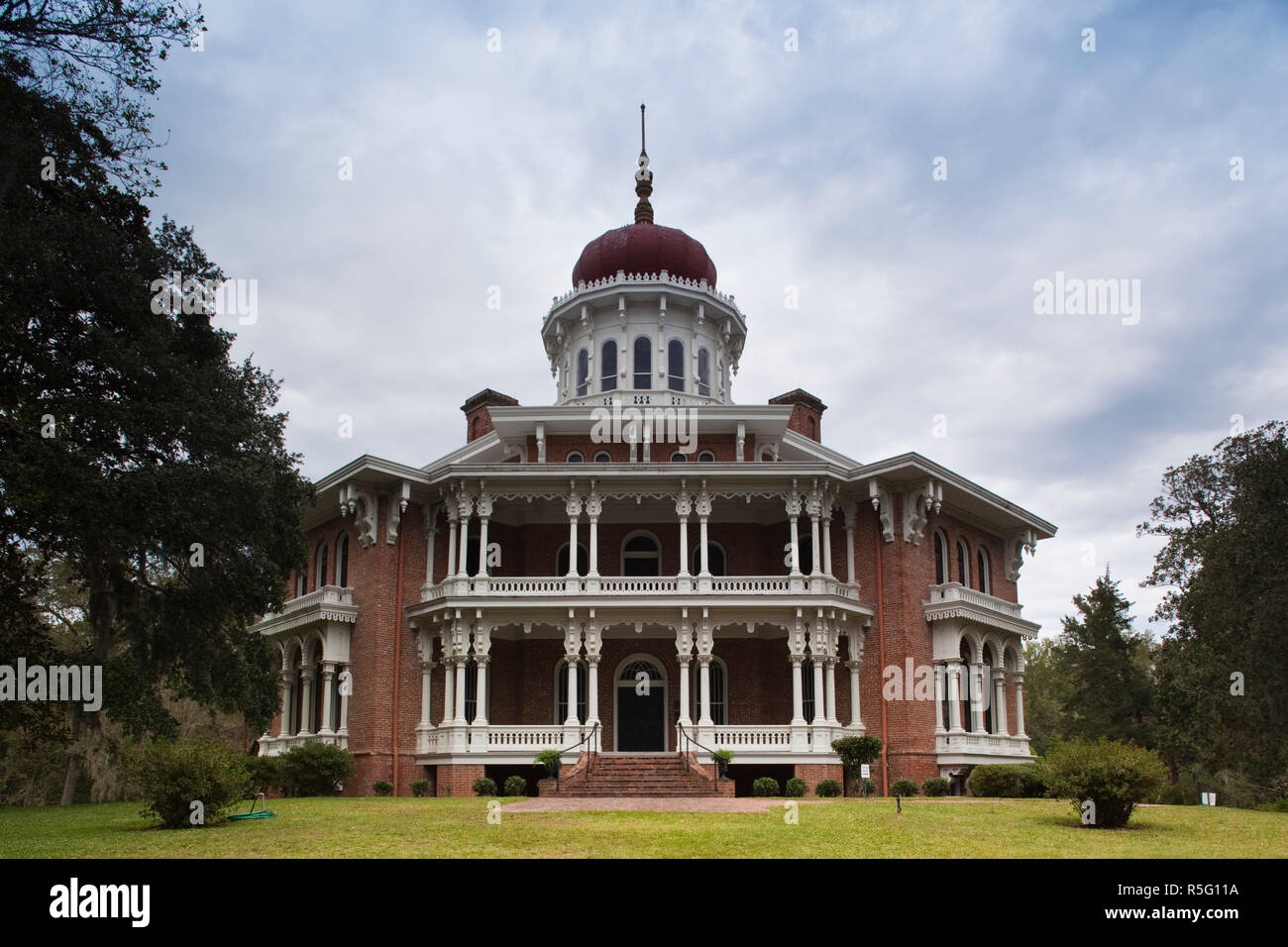 USA, Mississippi, Natchez, Longwood, largest octagonal house in the USA