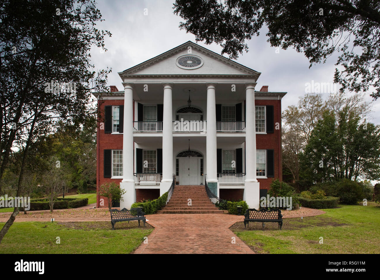 USA, Mississippi, Natchez, Rosalie, Natchez Historic Home Stock Photo