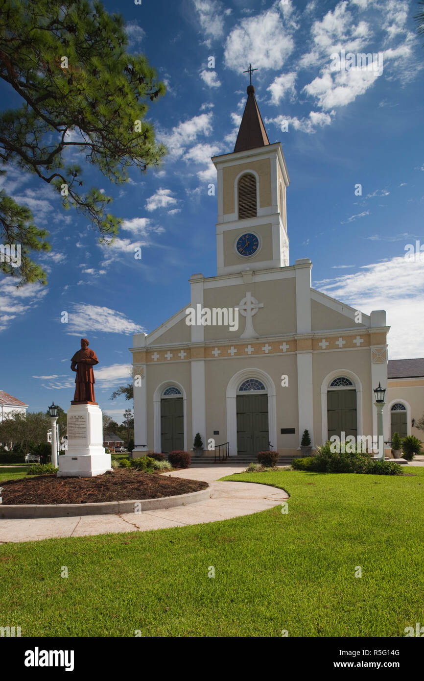 USA, Louisiana, Cajun Country, St. Martinville, St. Martin de Tours Church Stock Photo Alamy